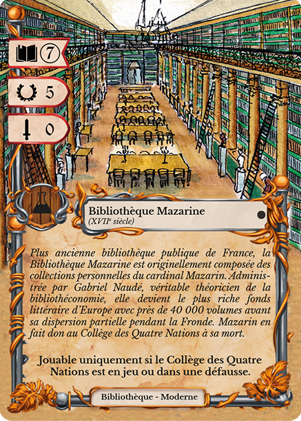 Bibliothèque Mazarine - (XVIIe siècle)